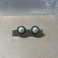 ピアス｜ビーズ｜パールカボション｜atelierKAZUMI｜アトリエカズミ