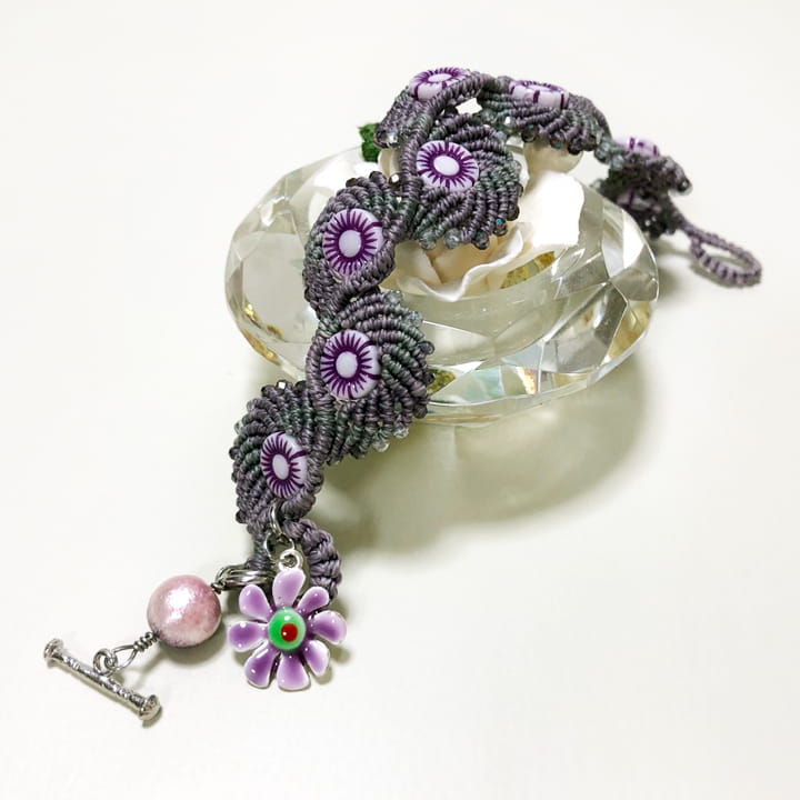 ブレスレット｜マクラメ編み｜atelier KAZUMI｜アトリエカズミ