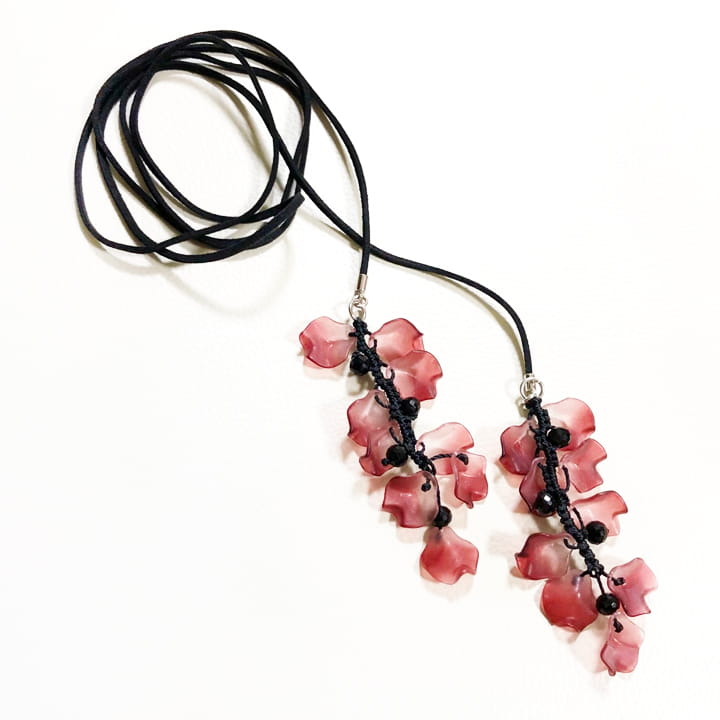 ラリエット｜花びら｜atelier KAZUMI｜アトリエカズミ