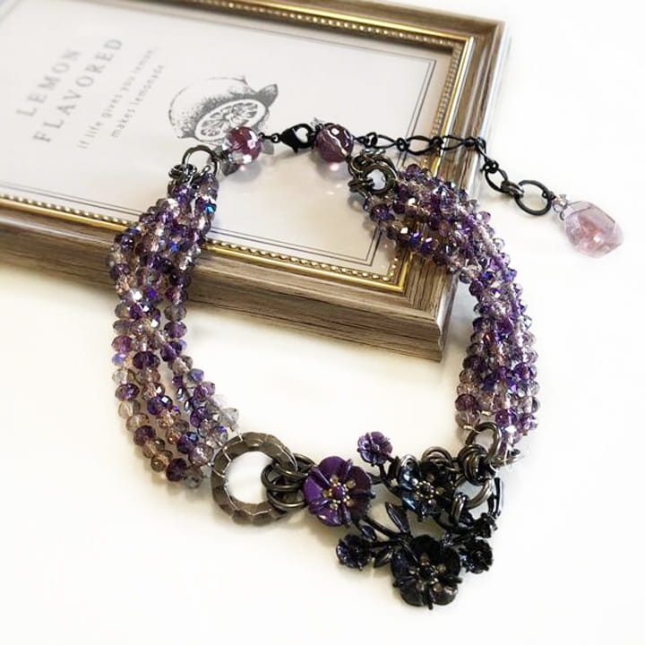 ネックレス｜フラワーモチーフ｜atelier KAZUMI｜アトリエカズミ