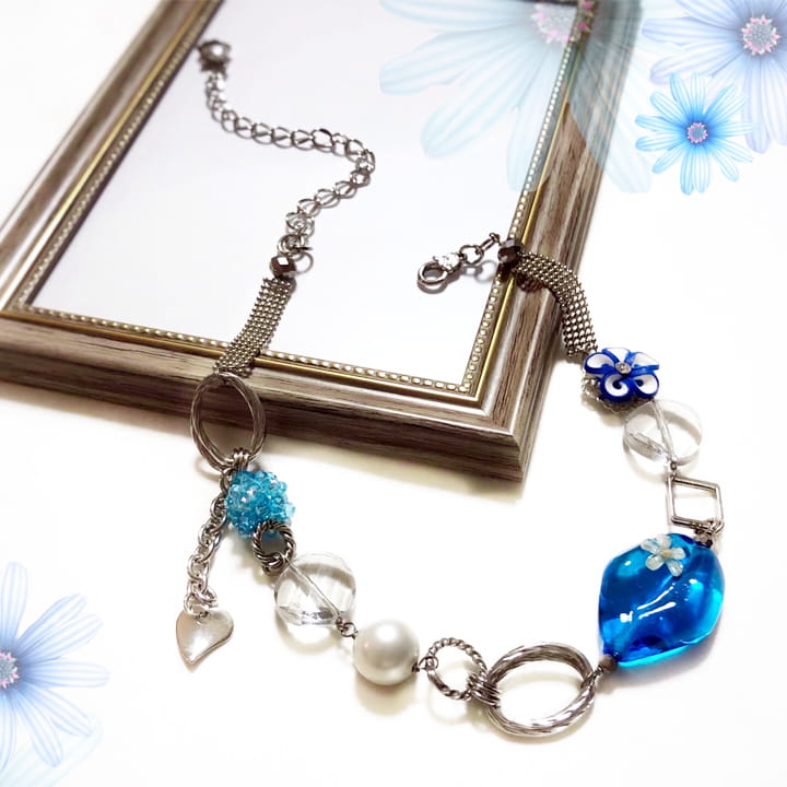 ネックレス｜フラワーモチーフ｜atelier KAZUMI｜アトリエカズミ