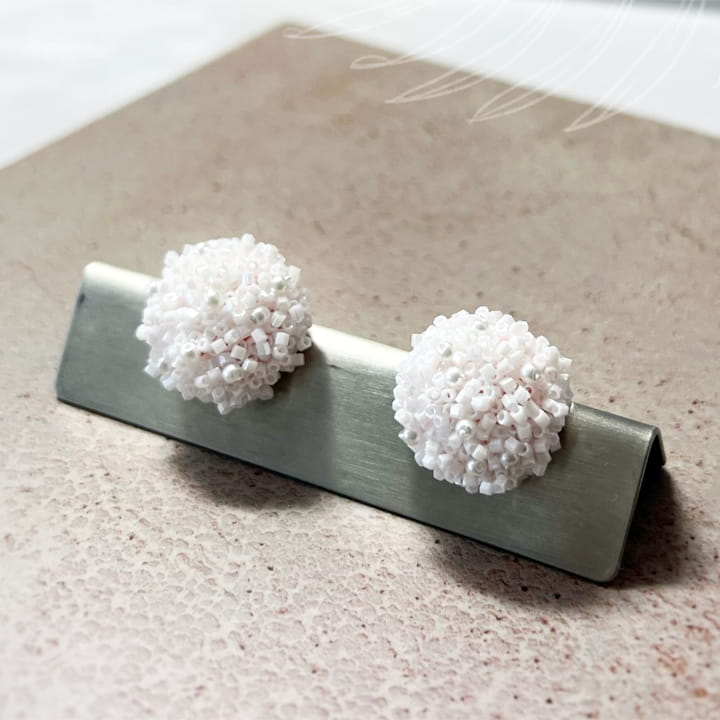 ピアス｜カットビーズ｜atelierKAZUMI｜アトリエカズミ