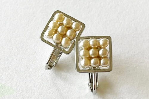 イヤリング｜プラパール｜シャンパンゴールド｜atelierKAZUMI｜アトリエカズミ