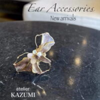 EarAccessories｜イヤリング｜コッパ―カラー｜ハンドメイドアクセサリー｜atelier KAZUMI｜アトリエカズミ