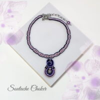 ソウタシエ｜Soutache｜チョーカー｜ハンドメイドアクセサリー｜atelier KAZUMI｜アトリエカズミ
